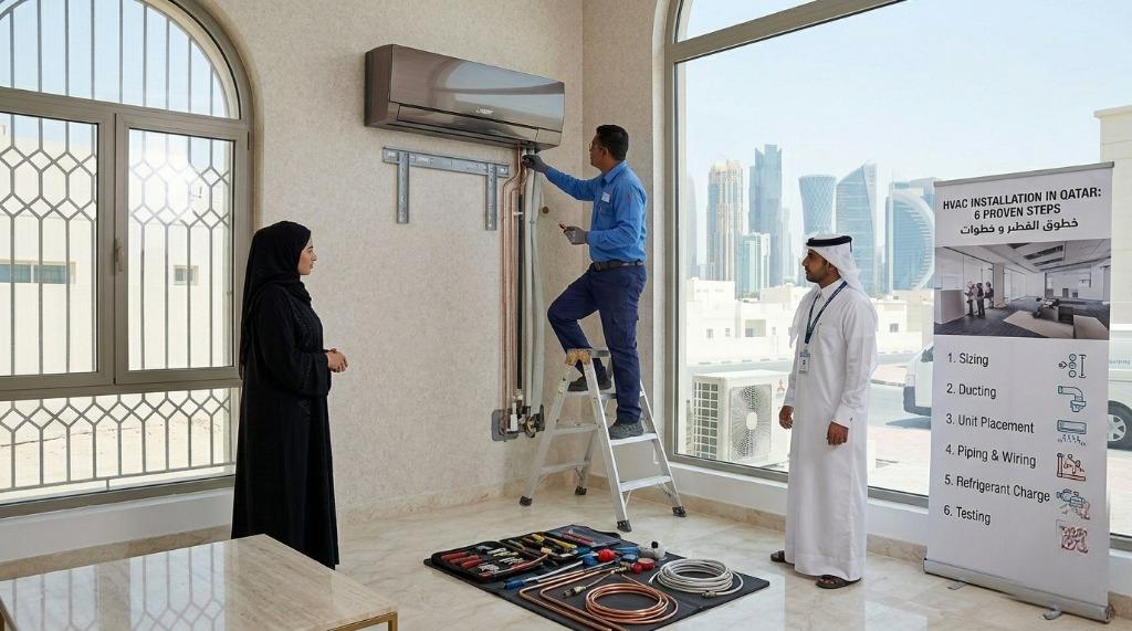 HVAC-installation-in-Qatar-Gateway-Qatar-authorised-Mitsubishi-Electric-dealer