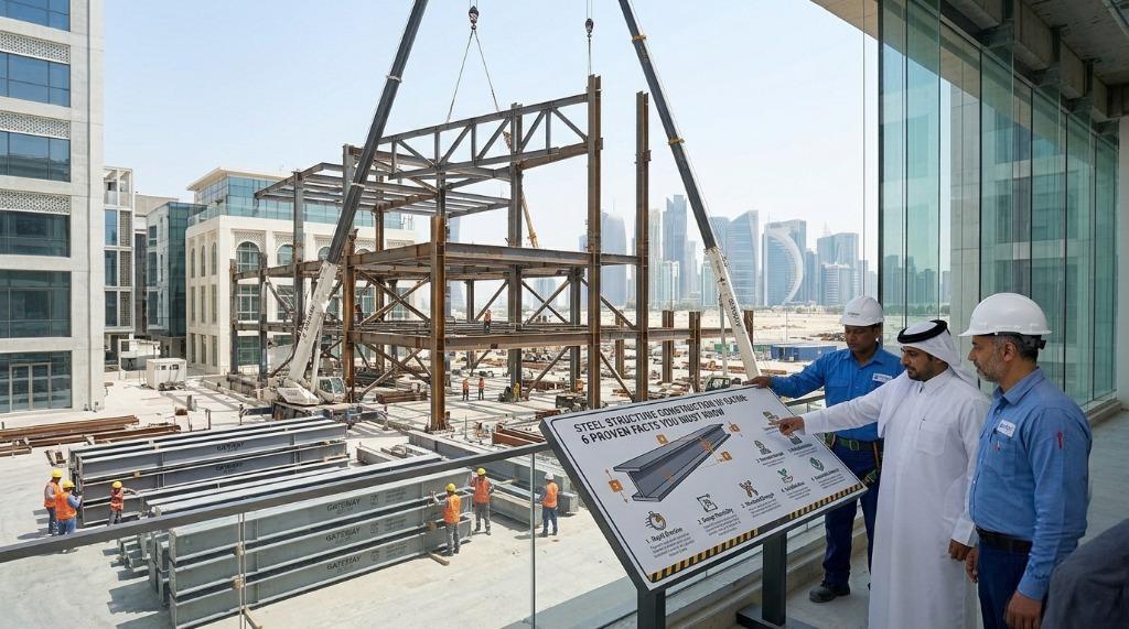 Steel-structure-construction-in-Qatar