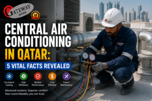 Central air conditioning in Qatar - Gateway Qatar authorised Mitsubishi Electric dealer Doha