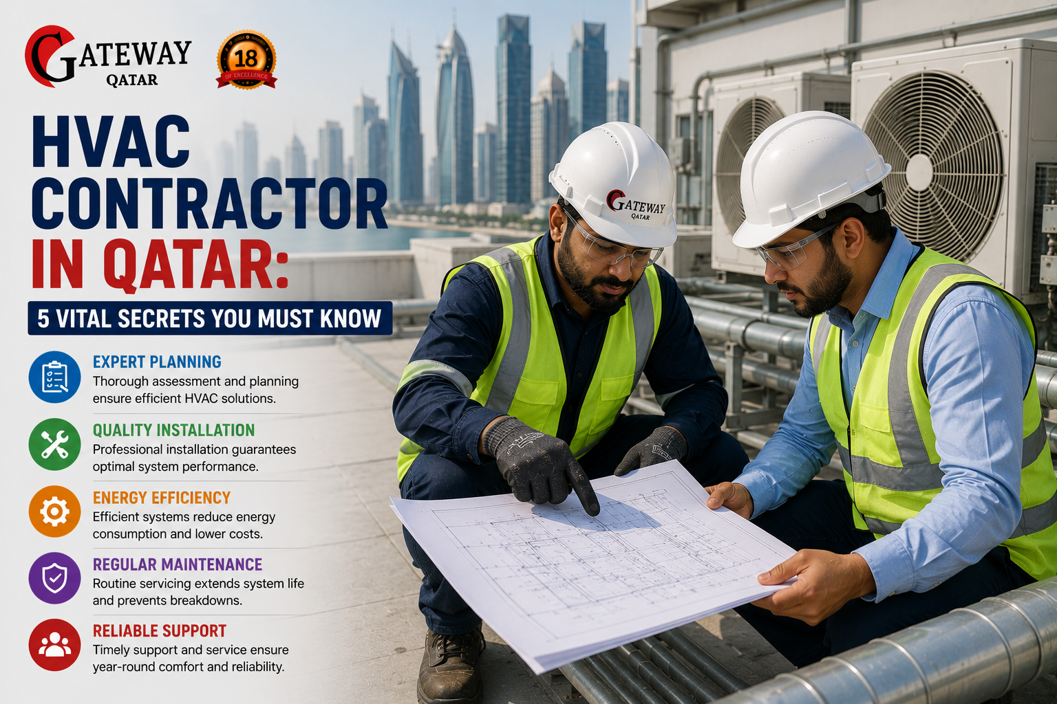 HVAC contractor in Qatar - Gateway Qatar authorised Mitsubishi Electric dealer Doha