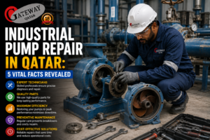 Industrial pump repair in Qatar - Gateway Technologies pump repair workshop Doha