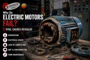 Why do electric motors fail - Gateway Technologies motor rewinding workshop Doha Qatar