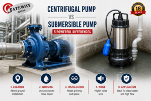 centrifugal pump vs submersible pump