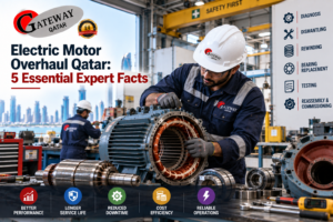 Electric motor overhaul Qatar - Gateway Technologies specialist motor overhaul and winding workshop Qatar