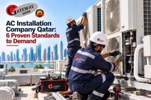AC installation company Qatar - Gateway Qatar authorised Mitsubishi Electric dealer professional AC installation Qatar