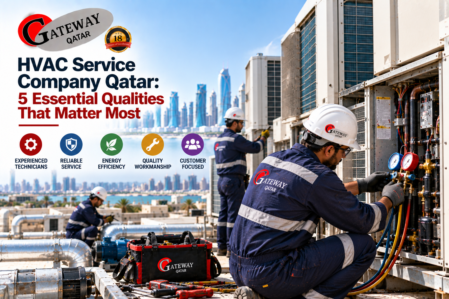 HVAC service company Qatar - Gateway Qatar professional HVAC maintenance installation and repair services Qatar